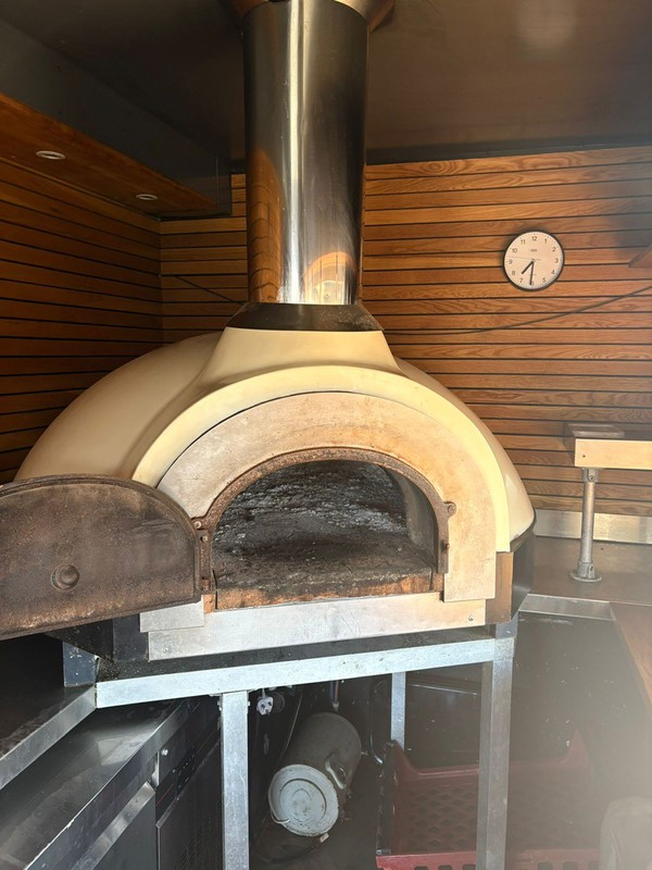 Wood fired pizza catering van