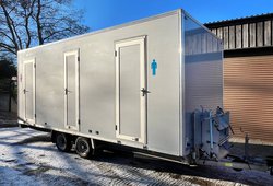 Wedding 3+1 toilet trailer