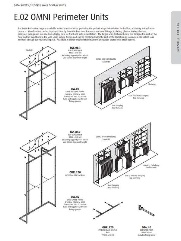 Glass Shop Fittings For Sale