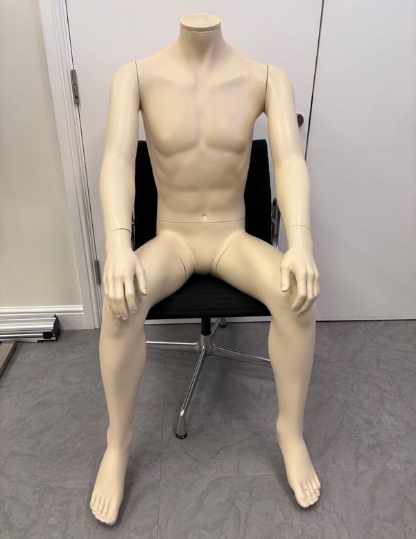 Darrol Seated Mannequin For Sale