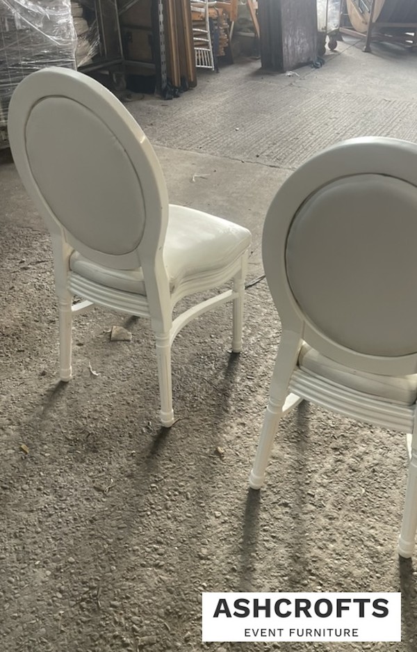 White Louis Event Chairs