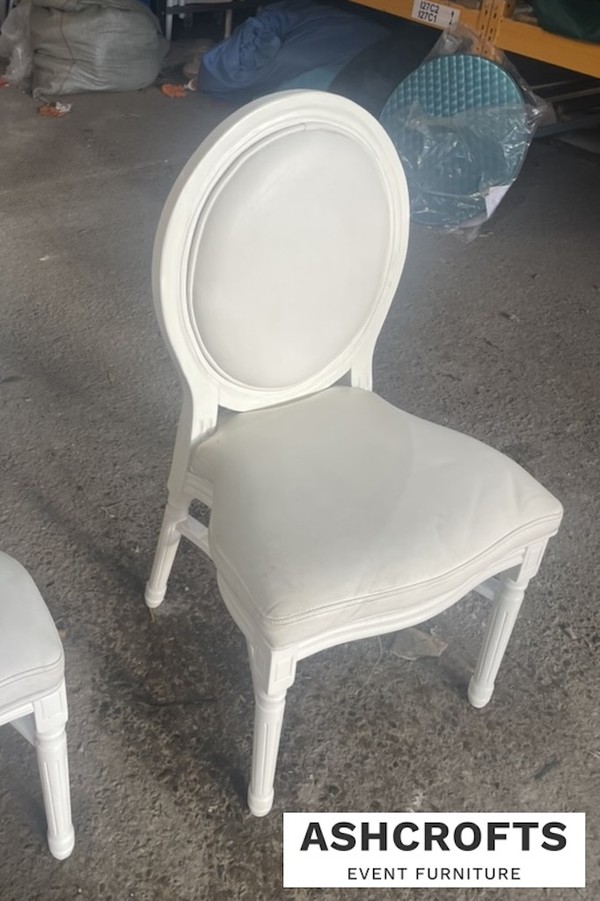 White Louis Wedding Chairs