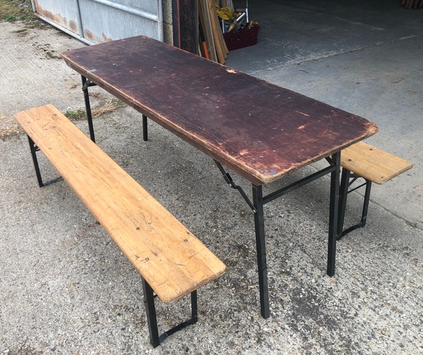 Secondhand Trestle Tables And Benches