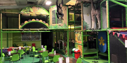 Secondhand Used Jungle Themed Play Frame For Sale