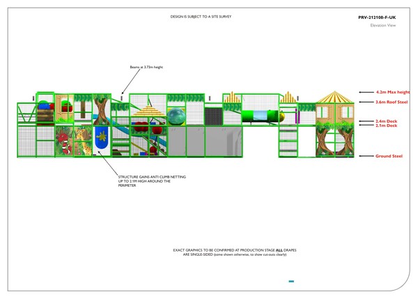 Large Two Story Soft Play Frame For Sale