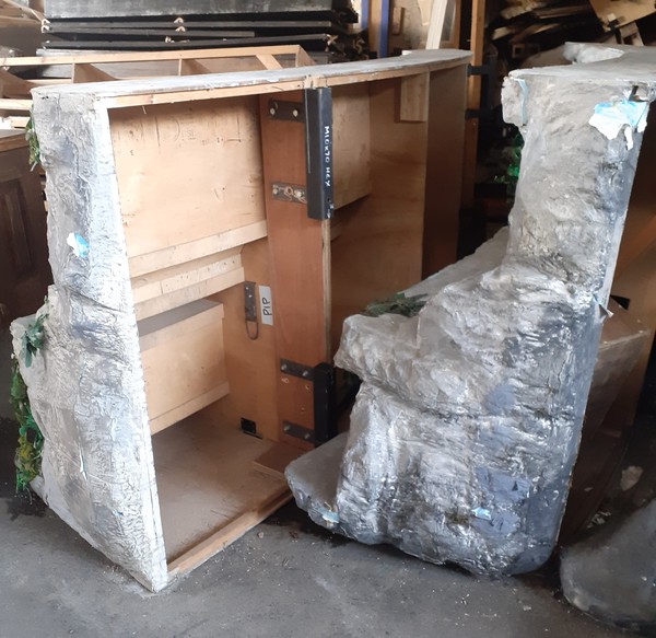 Greek Style Curved Wall Props For Sale