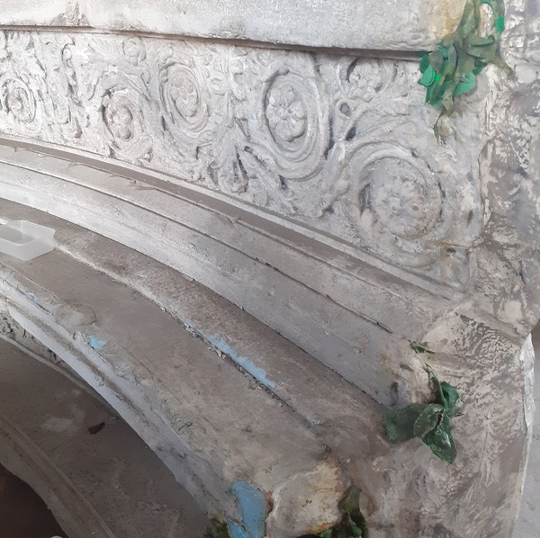 Secondhand 2x Large Prop Greek Style Walls