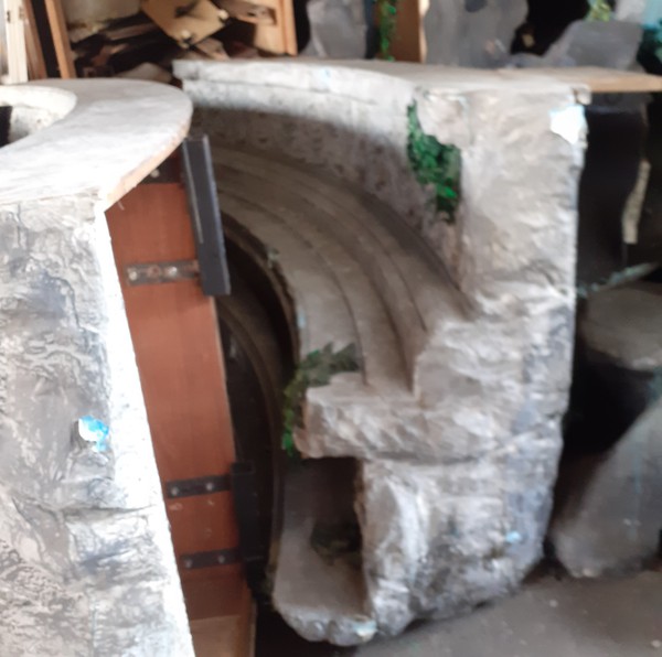 Used 2x Large Prop Greek Style Walls