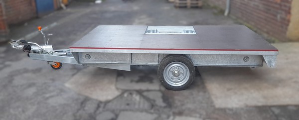 New 1 + 1 Toilet Trailer Chassis