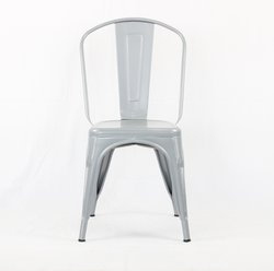 Silver Tolix Bistro Chairs For Sale