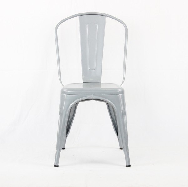 Silver Tolix Bistro Chairs For Sale
