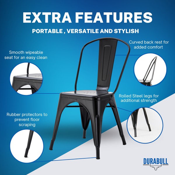 Black Bistro Chairs For Sale