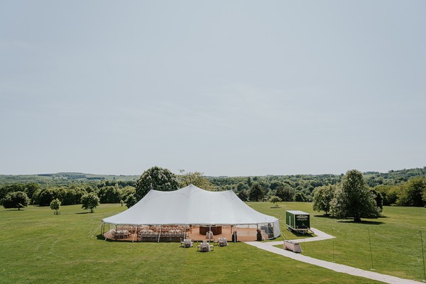 44 ft x 88 ft Tidewater Sailcloth Wedding tent