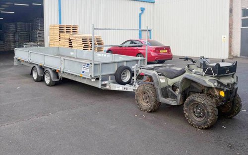 Ifor William drop side trailer for sale