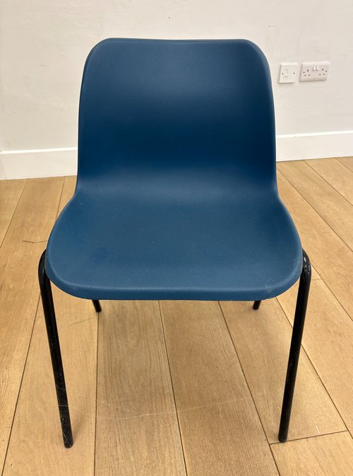 30x Plastic Stackable Chairs For Sale