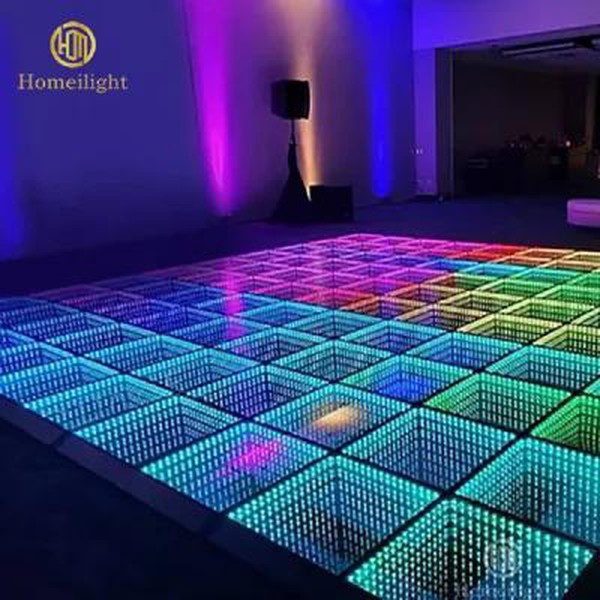 Colour changing infinity dance floor for sale
