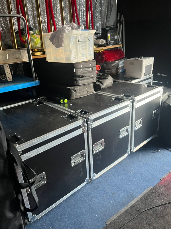 Dance floor flight cases