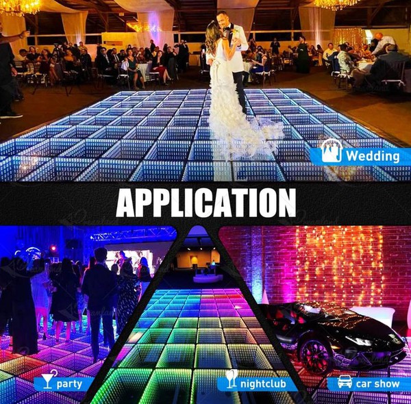 Sound to light dance floor for sale