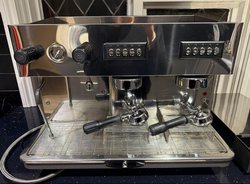 2 group coffee machine for sale