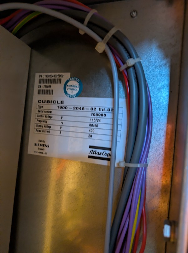 Secondhand Atlas Copco Compressor