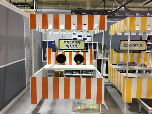 Red Fairground Stall