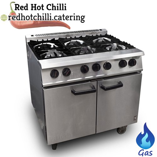 Six burner gas range cooker for sale