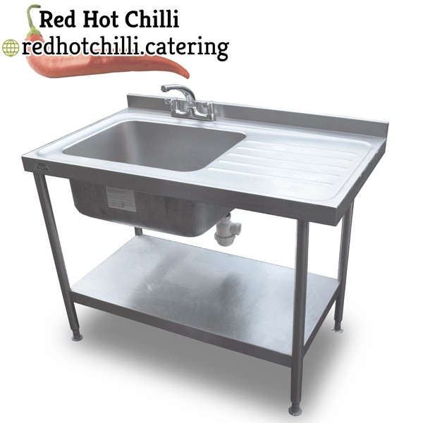 1.2m Stainless Steel Single Sink  (Ref: 2099) - Warrington, Cheshire