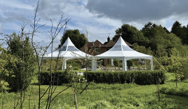 Eureka Hex 6m and 9m marquees for sale
