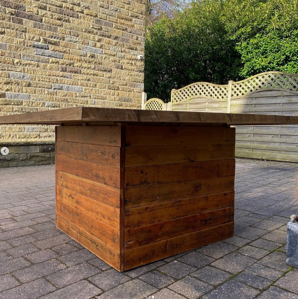 Beer garden square table