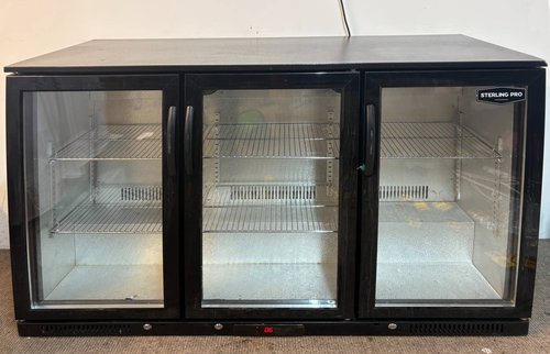Three door bottle / drinks fridge for sale