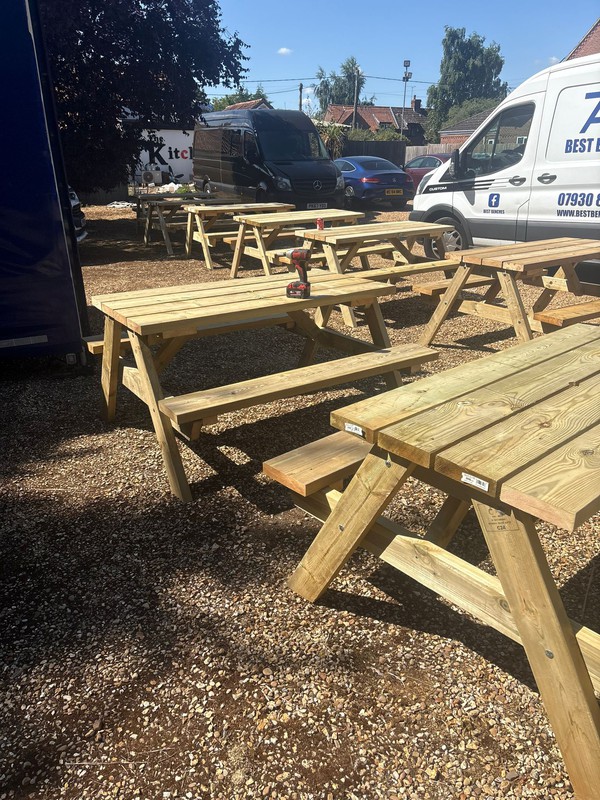Heavy Duty Treated Quarter Benches