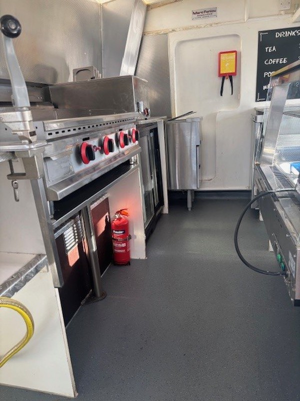 Catering van with LPG equipment