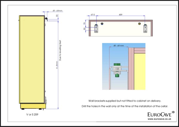 Eurocave V259 compact wine cabinet for sale