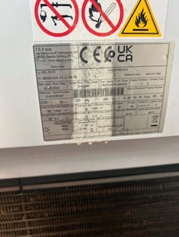 ISA Bermuda Ice Cream Display Freezer