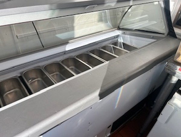 Secondhand Used ISA 13 Pan Ice Cream Freezer For Sale