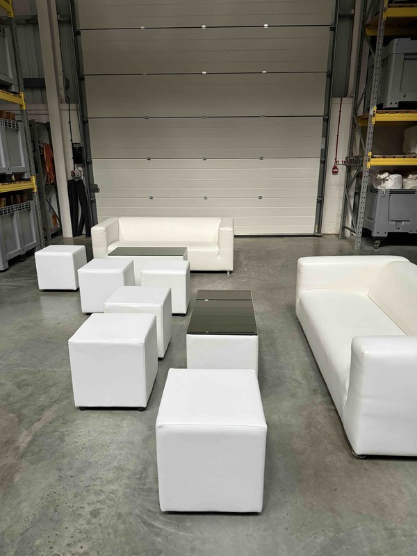 Two Seater White Sofas For Sale