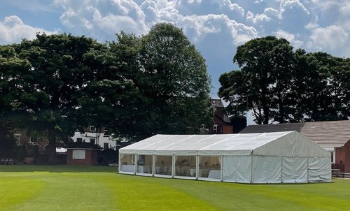 9m Span Roder Marquees (2.3m legs) Marquee Frame and PVC