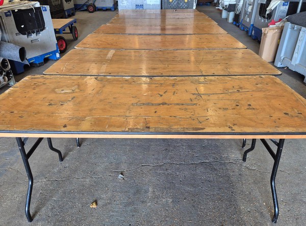 20x 6ft Trestle Tables For Sale
