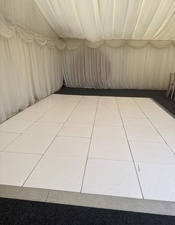 4m x 3m White LED Dance Floor For Sale
