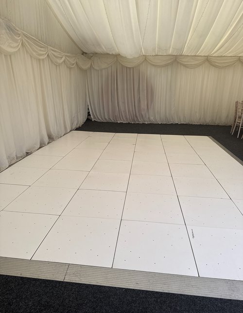 4m x 3m White LED Dance Floor For Sale