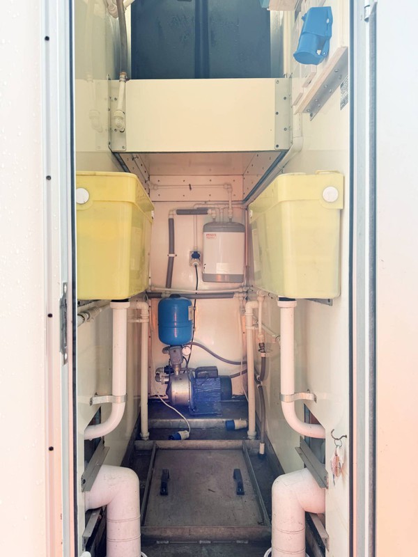 1+1 toilet trailer service cupboard