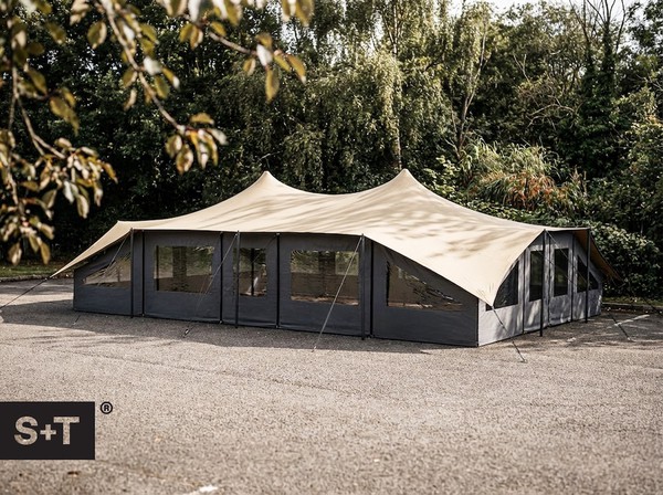 Grey Stretch Tent Sides Grey Stretch Tent Sides