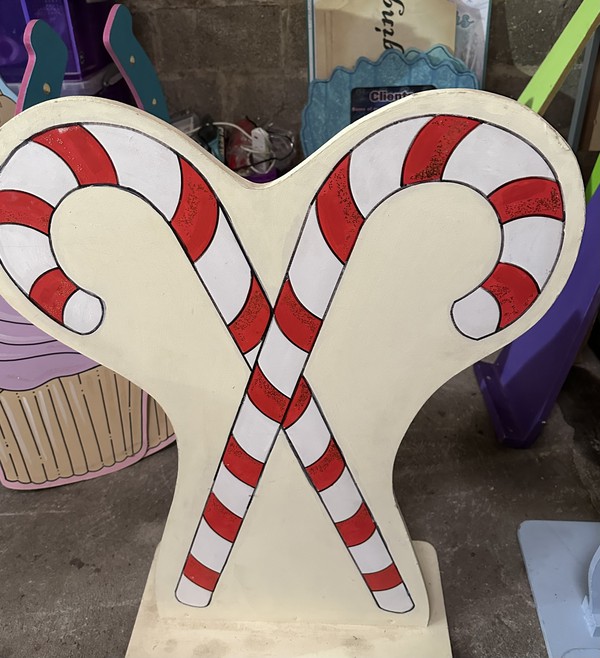Candy Cane Prop Candy Cane Prop