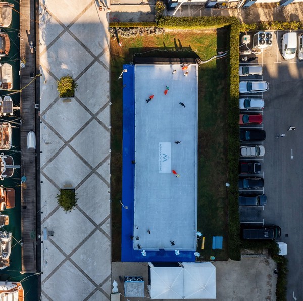 Used Mobile Real Ice Rink 300m2 For Sale