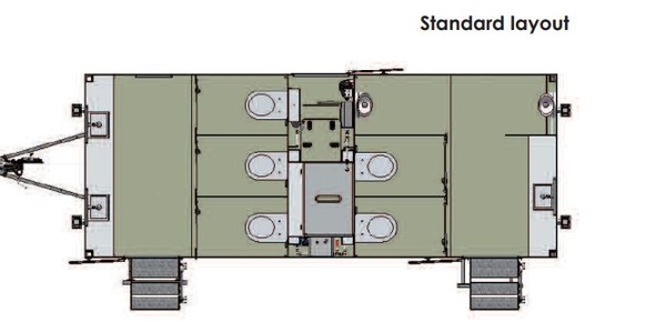 3+2 Toilet Trailer