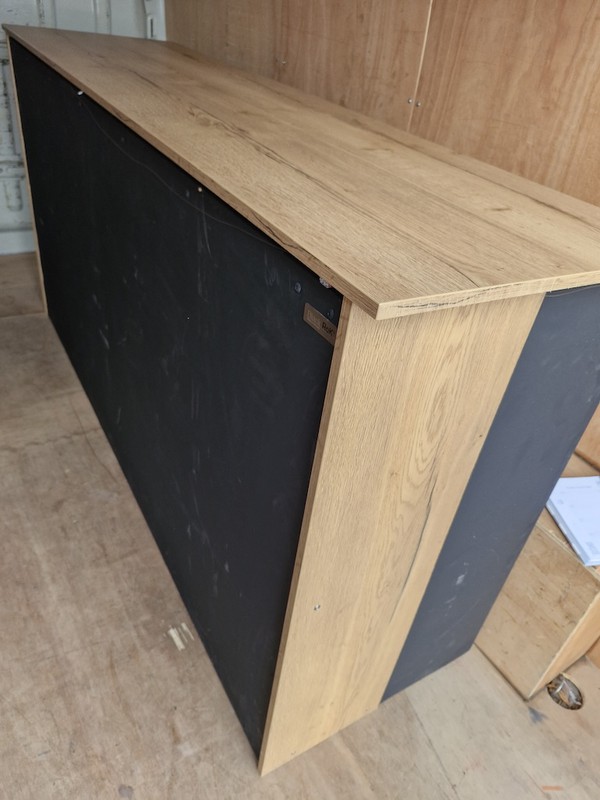 Mobile Bar with blackboard front