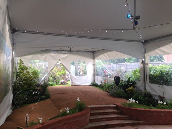 Hex garden marquee