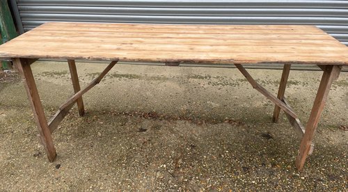 6ft x 2ft 3inc Vintage trestle tables