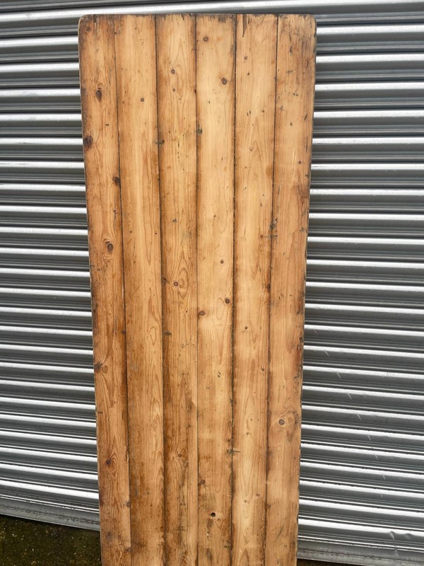 Plank top vintage trestle tables for sale