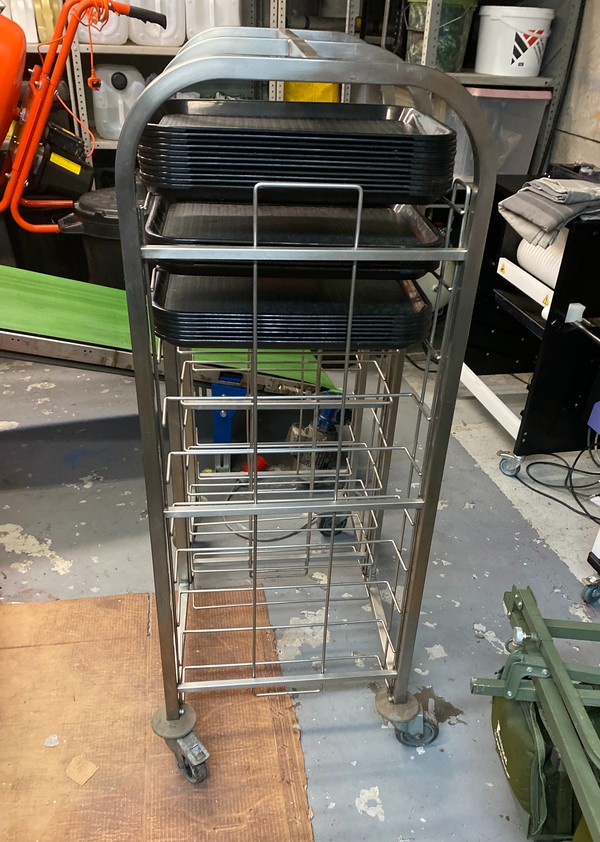 Secondhand Stainless Steel Double Trolleys